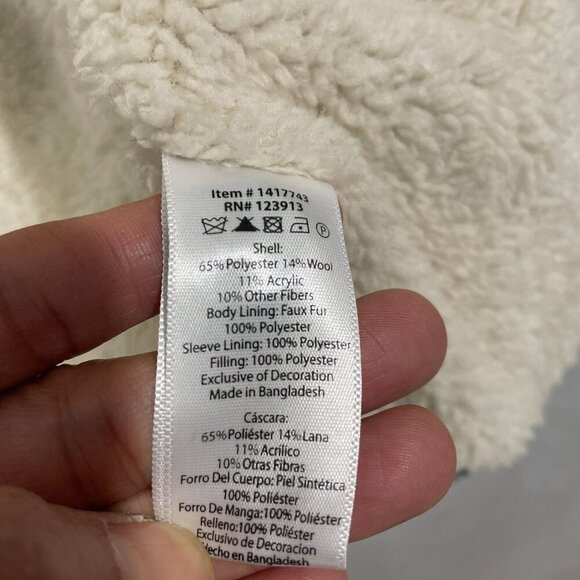 NWOT Jachs Men's XXL Wool Blend Outdoor Aztec Pattern Sherpa Lined Button Down - Picture 6 of 9